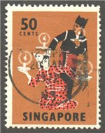 Singapore Scott 93 Used